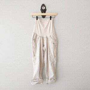 Motherhood Maternity M Khaki Convertible Cargo Pants Secret Fit Belly